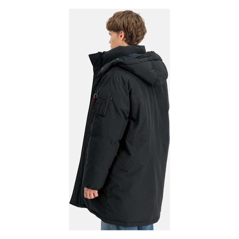 alpha industries Gevoerde Parka Jas Black Heren
