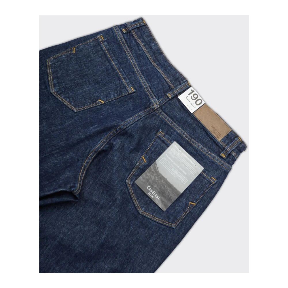 Selected Homme Tapered Denim Jeans in Blauw Blue Heren