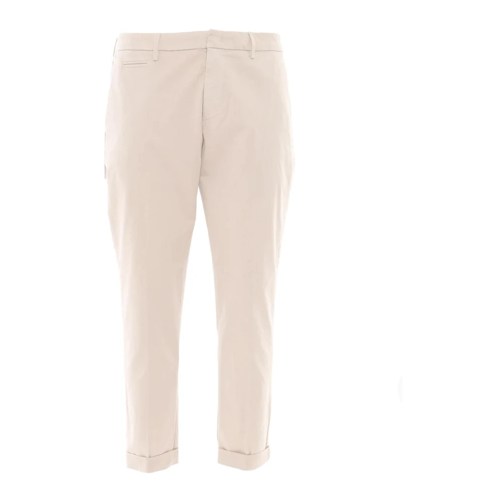 Dondup Uomo Bianco Pantaloni, W30, New,