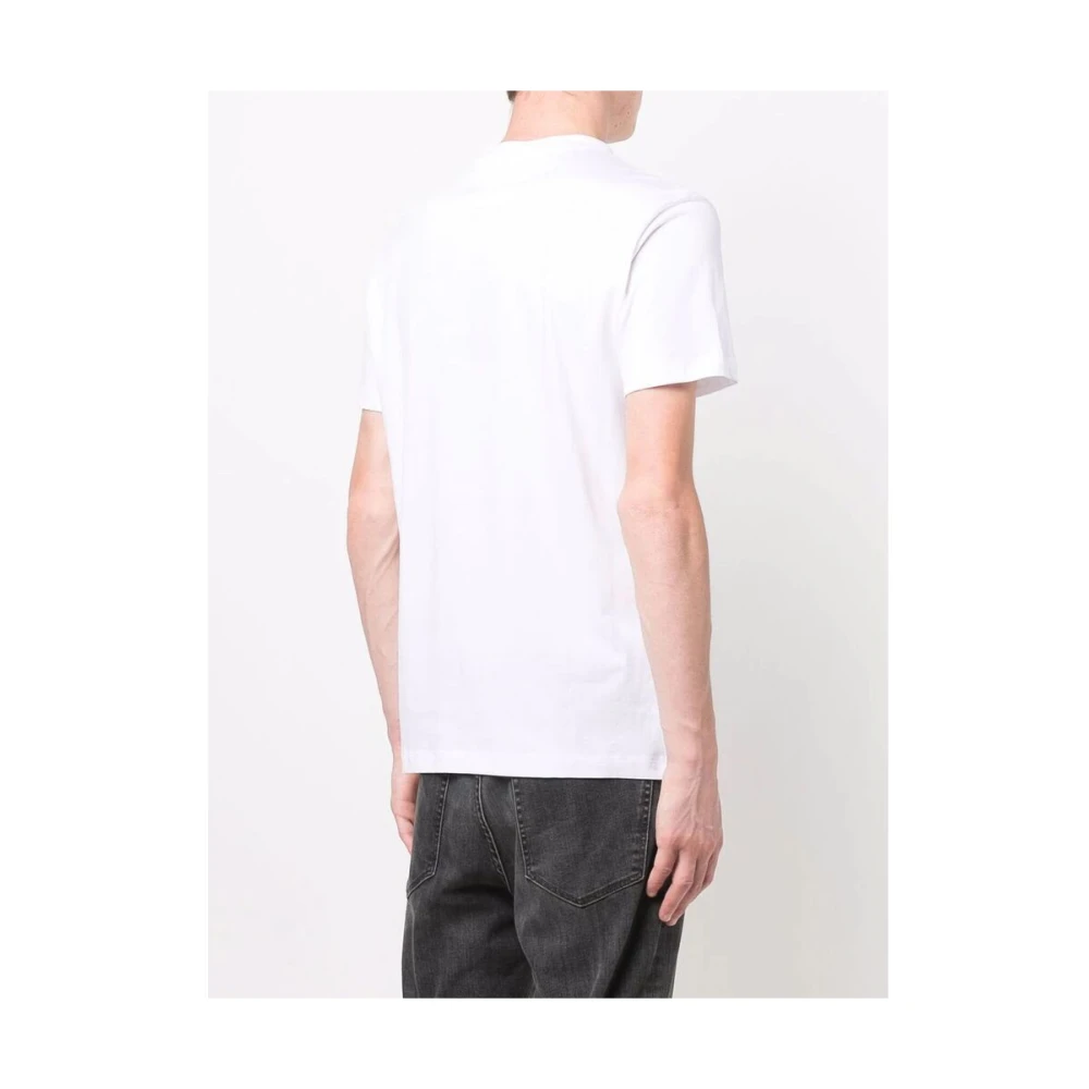Emporio Armani Eagle Logo Katoenen T-shirt White Heren