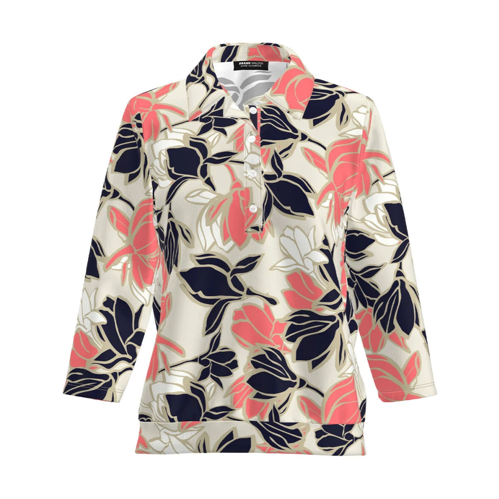 Frank Walder Lange Mouw Top NOSTop TShirt Multicolor Dames