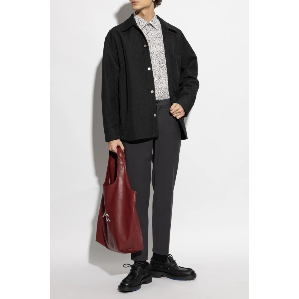 Paul Smith Overhemd met bloemenmotief White Heren
