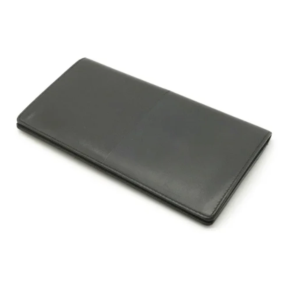 Hermès Vintage Pre-owned Leather wallets Black Dames