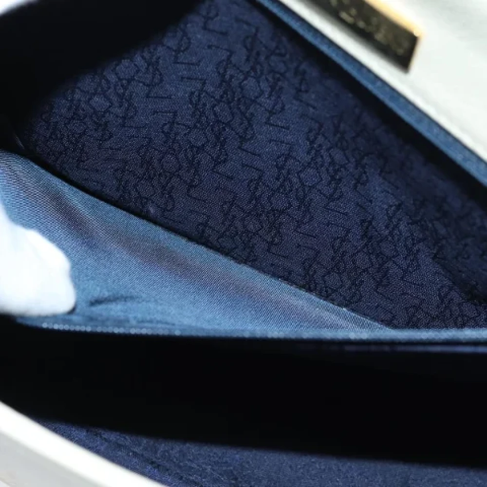 Yves Saint Laurent Vintage Pre-owned Leather shoulder-bags Beige Dames