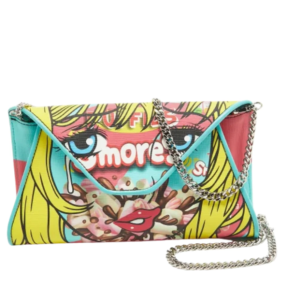Moschino Pre-Owned Pre-owned Leather clutches Multicolor Dames