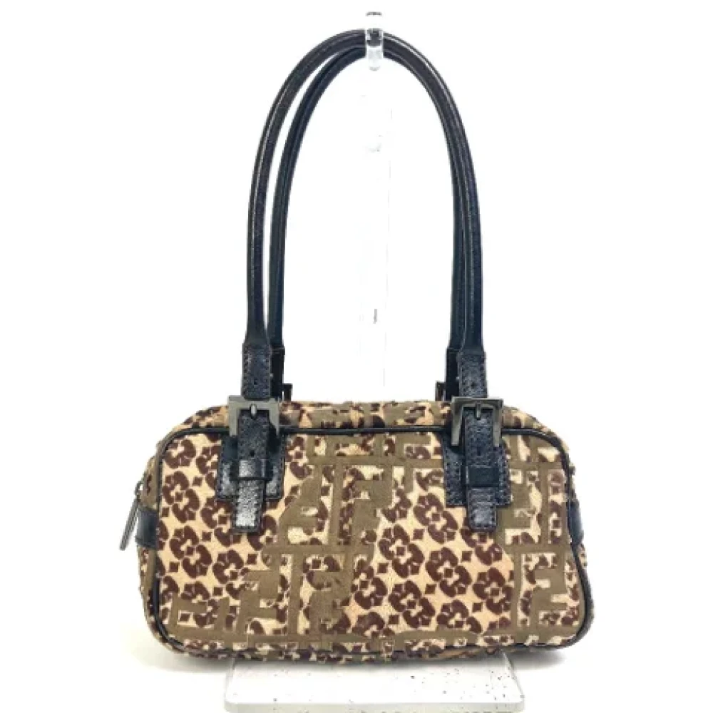 Fendi Vintage Pre-owned Fabric fendi-bags Brown Dames