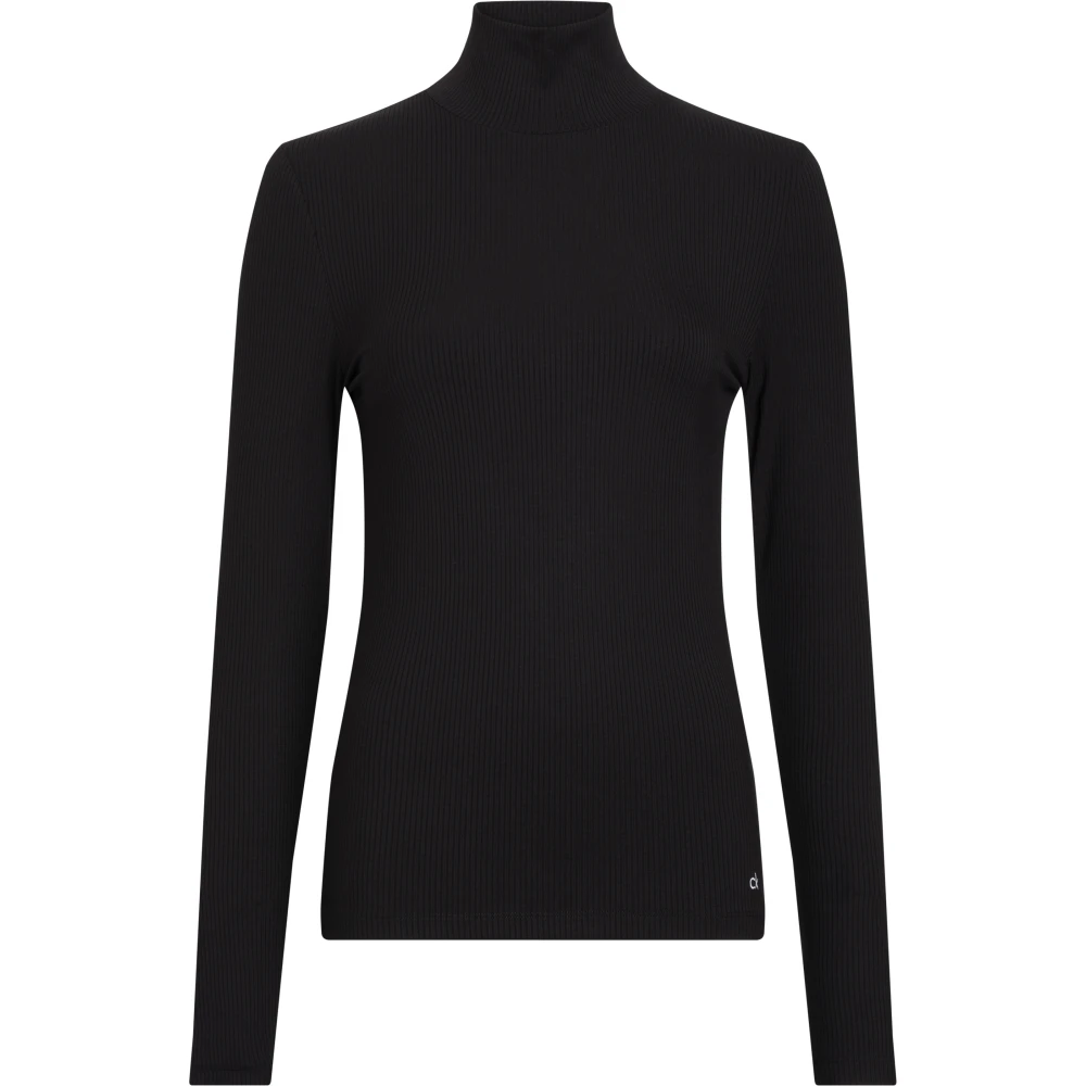 Rib Mock-Neck Top