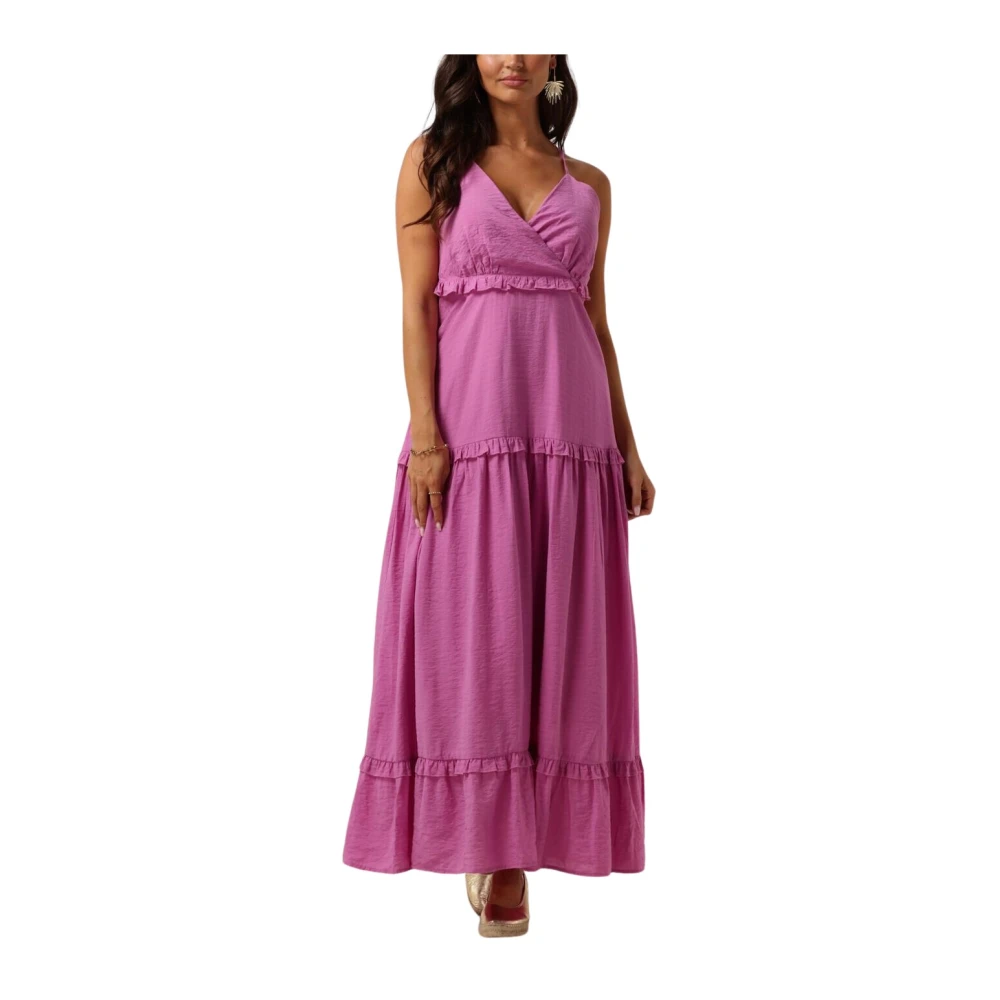 Y.A.S Paarse Strap Maxi Jurk Purple Dames