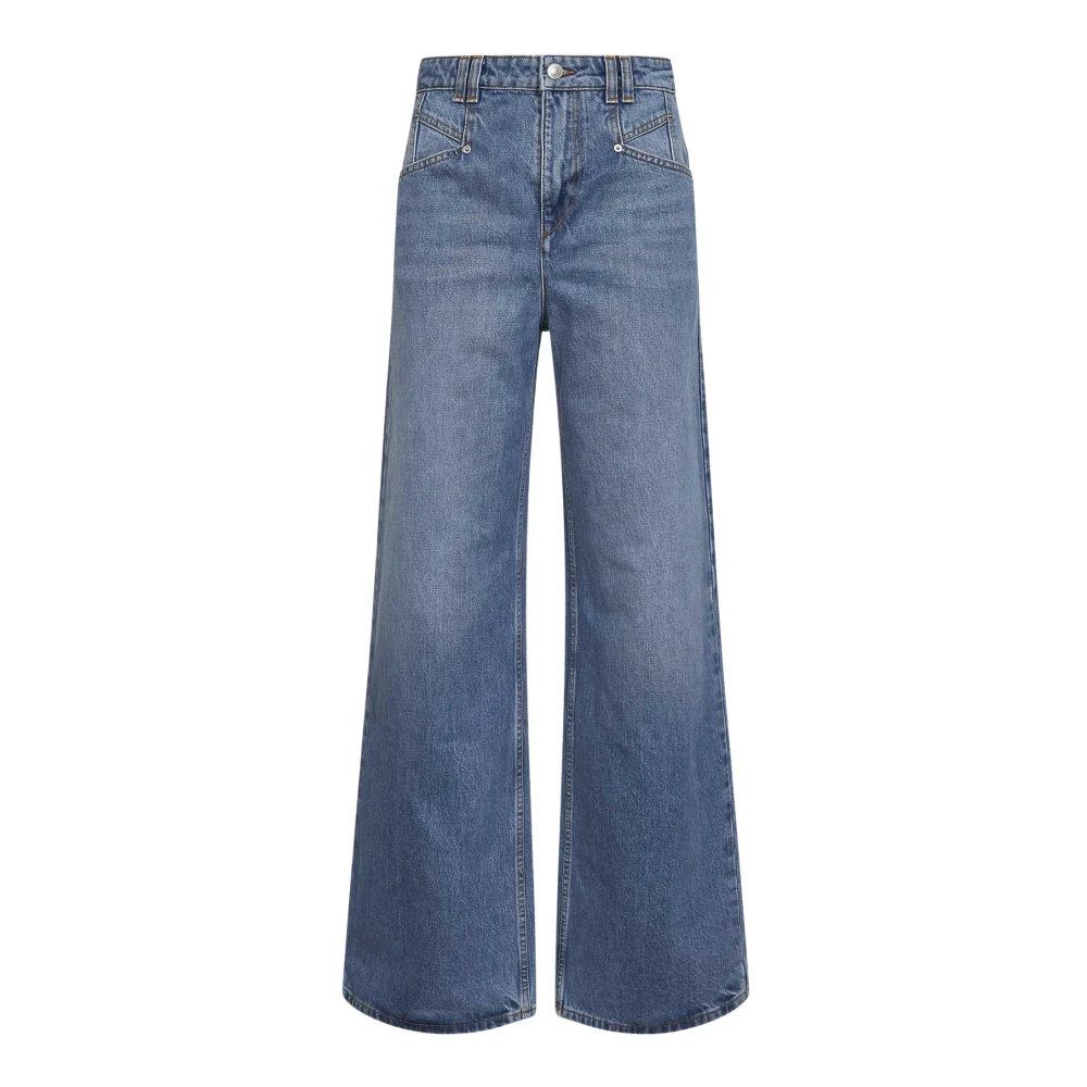 Isabel Marant Women's Blue Wide Jeans