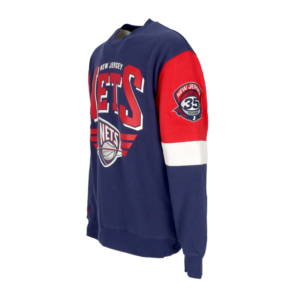Mitchell & Ness NBA All Over Crew Sweatshirt Multicolor Heren