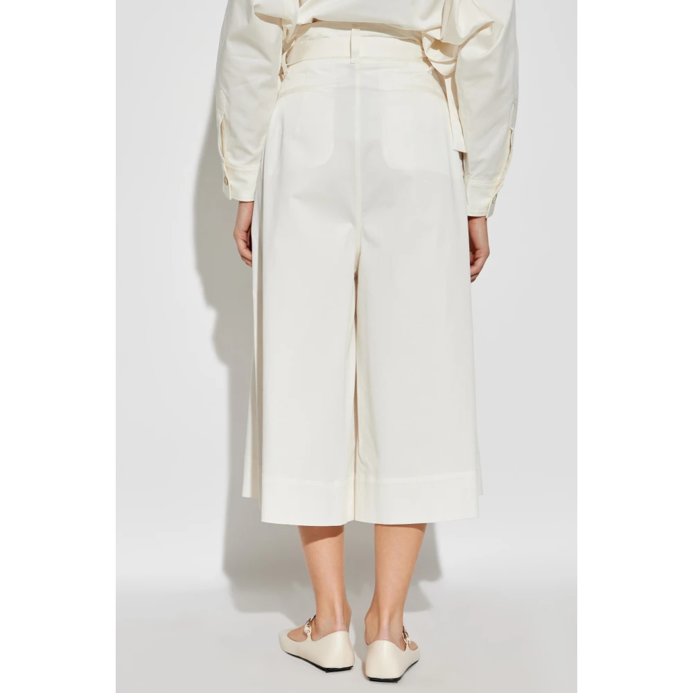 Fabiana Filippi Geplooide broek Beige Dames