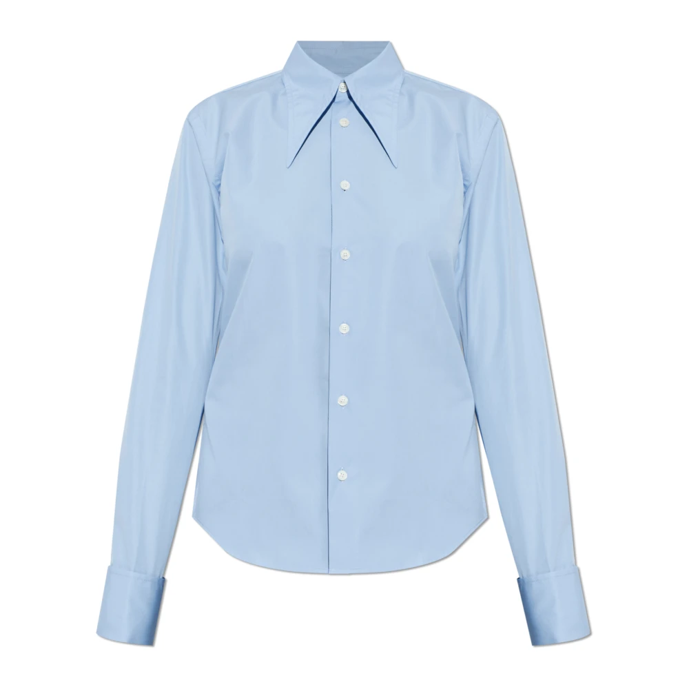 Ami Paris Donna Blu Camicette S, New,