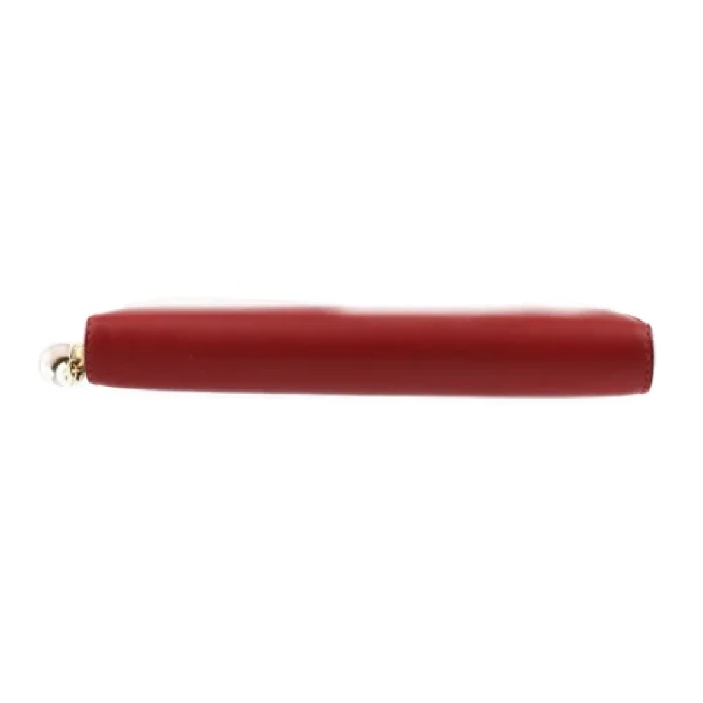 Gucci Vintage Pre-owned Leather wallets Red Dames