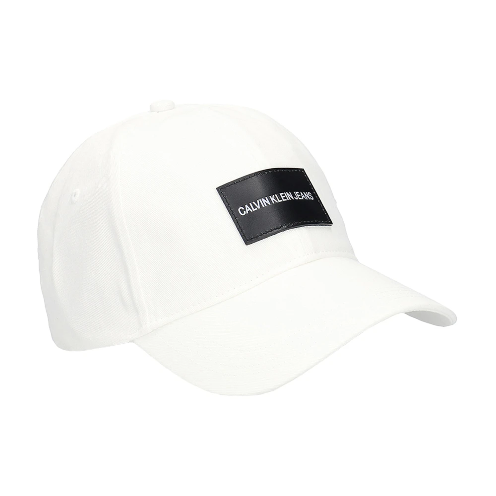 Calvin Klein Pet met klep van Calvin White Heren