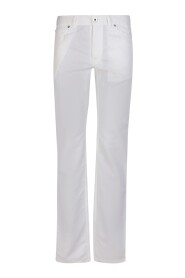 Eleganckie białe spodnie męskie