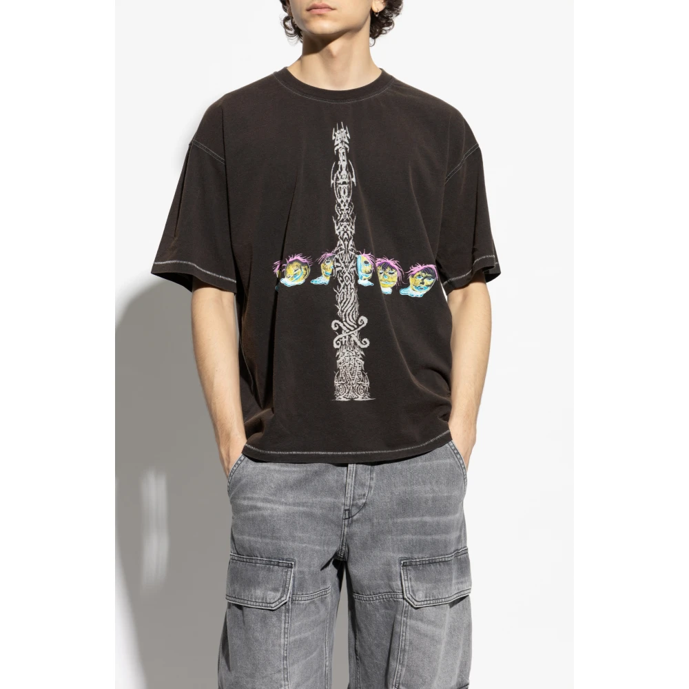 Diesel T-shirt T-Boxt-R4 Black Dames