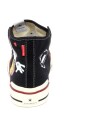 chaussure-noire-imprimee-mickey-mouse