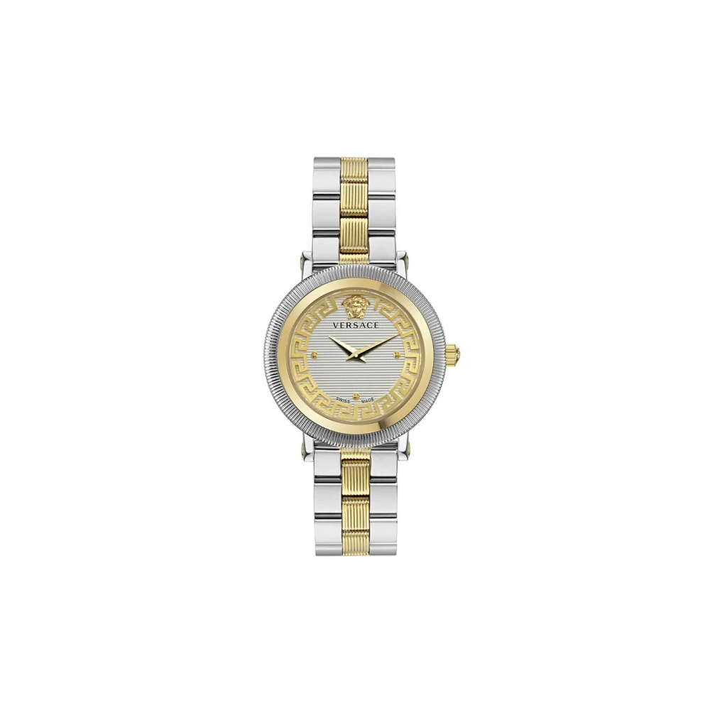 Versace Women's Gray Stainless Steel Dress Watch - Watches - One Size - Accessories