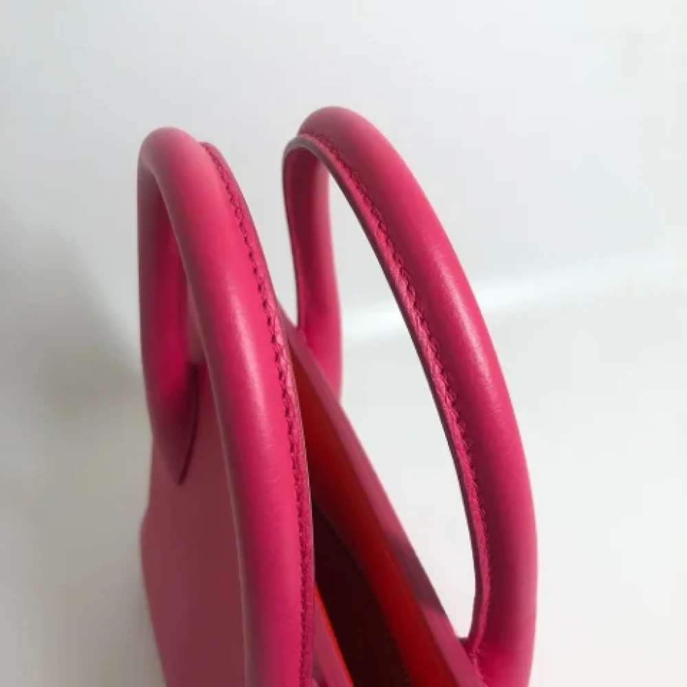 Dior Vintage Pre-owned Leather dior-bags Pink Dames