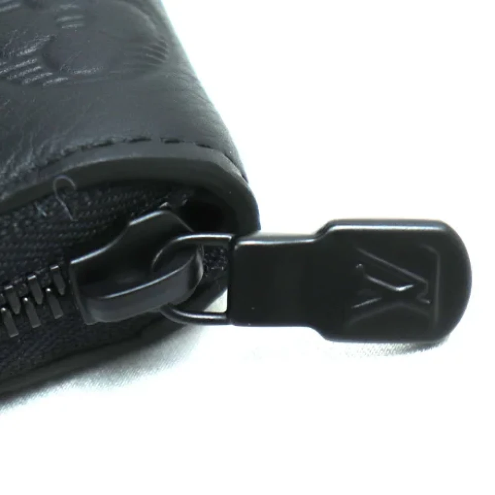 Louis Vuitton Vintage Pre-owned Leather wallets Black Dames
