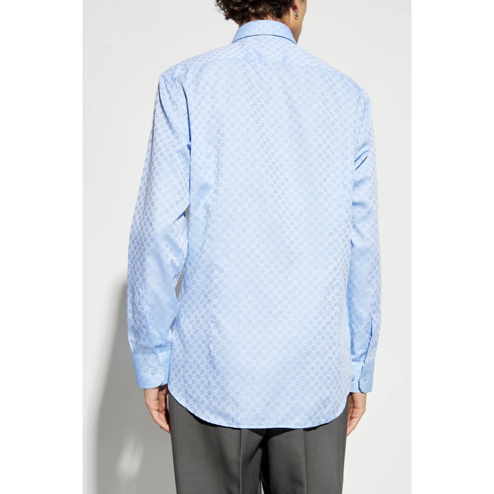 ETRO Gestreept overhemd Blue Heren