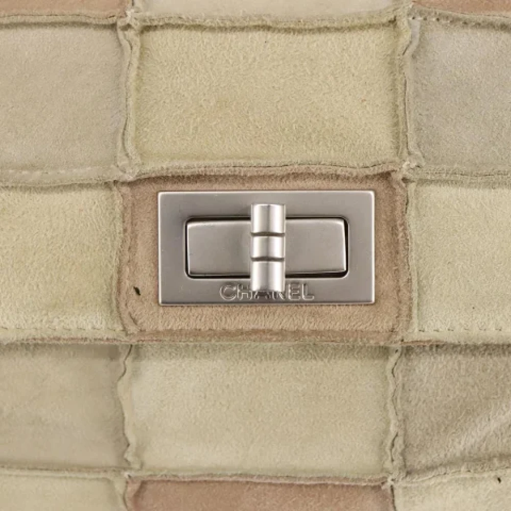 Chanel Vintage Pre-owned Suede shoulder-bags Beige Dames