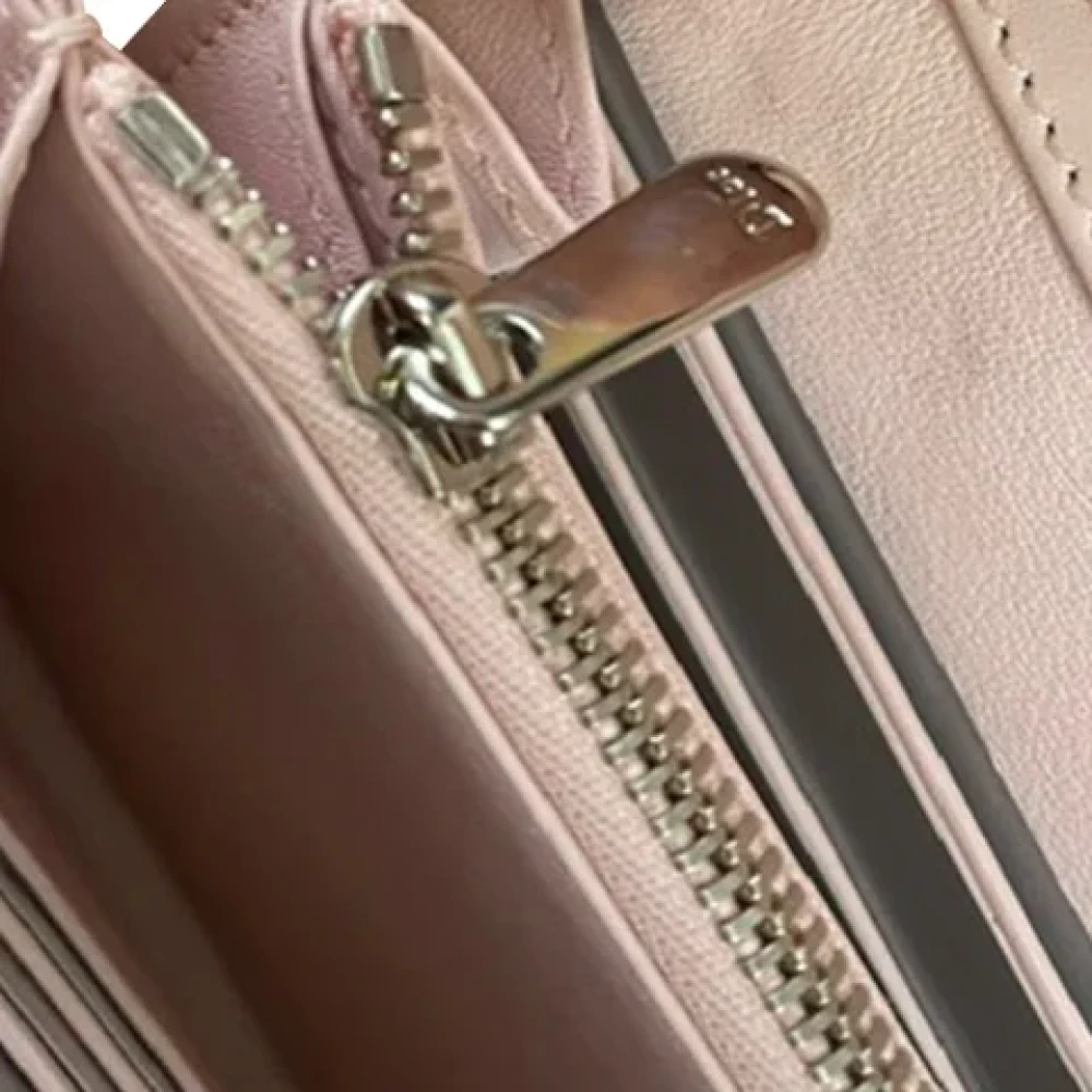 Dior Vintage Pre-owned Leather clutches Pink Dames