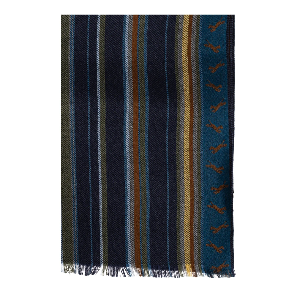 Paul Smith Sjaal met streep patroon Multicolor Heren