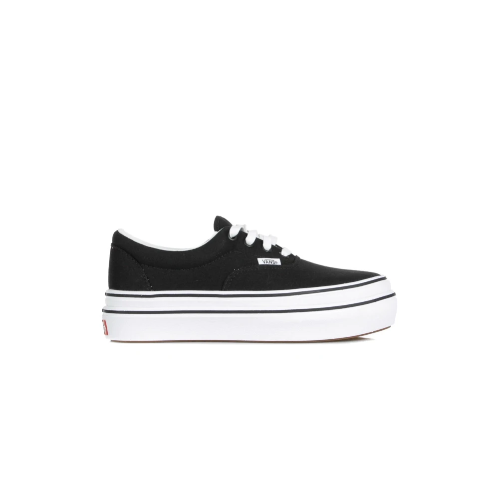 Vans Bekväm Låg Sko Svart/Vit Canvas Black, Dam