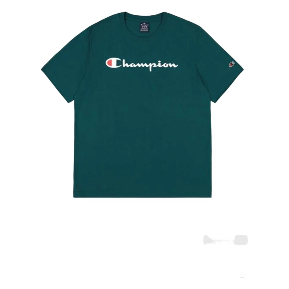 Champion T-shirt Green Heren