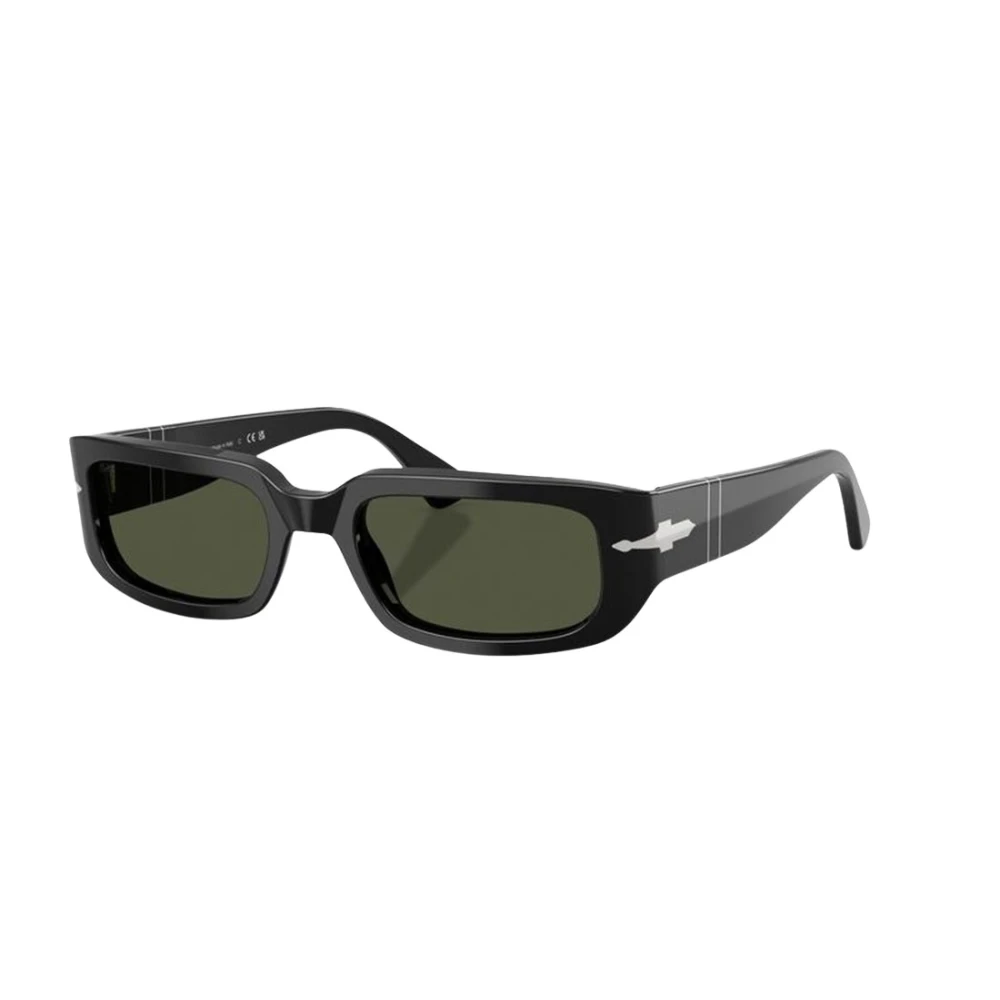 Persol Unisex Sunglass PO3385S - Mel - Frame color: Black, Lens color: Green - Image 4