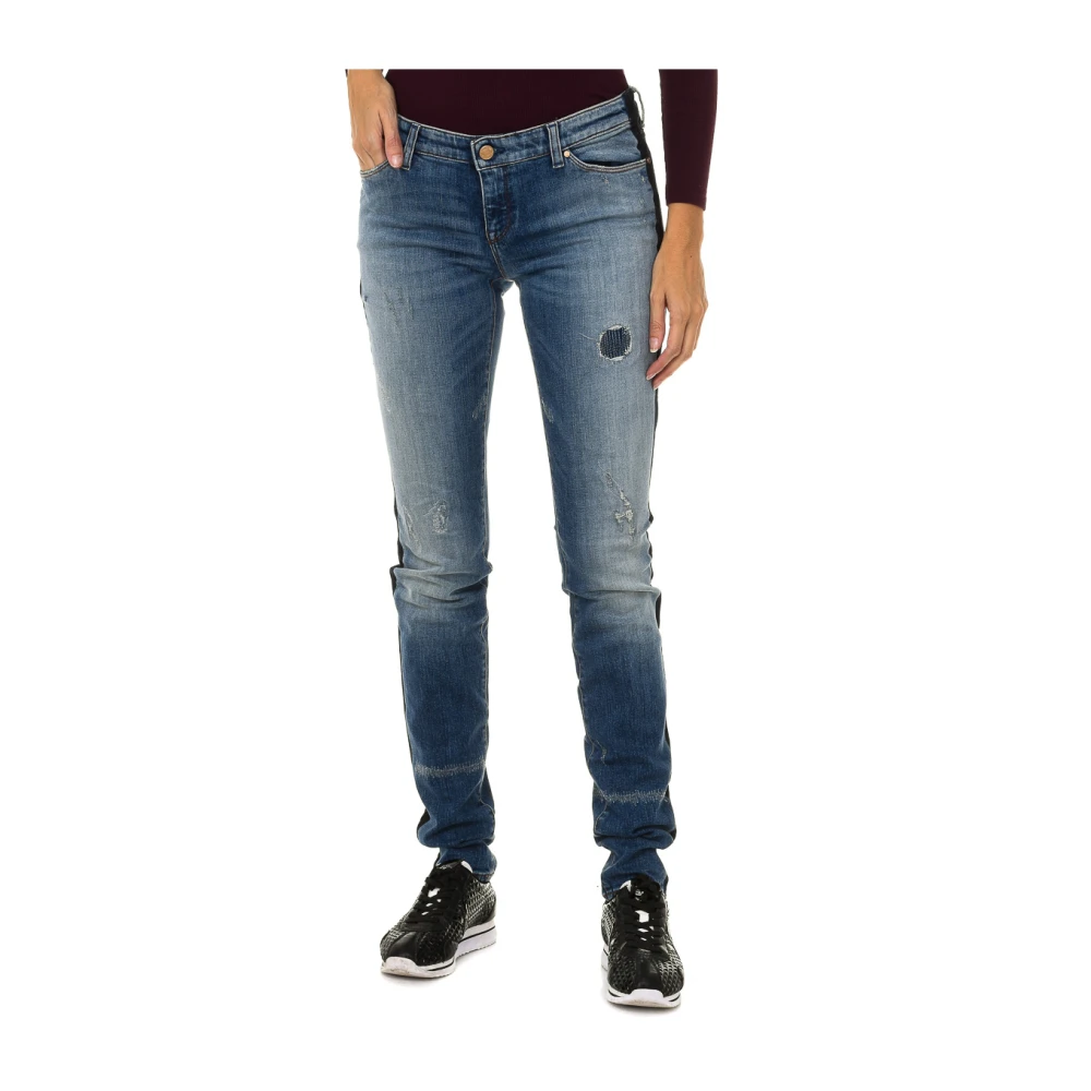 Armani Jeans Women's Blue Slim Fit Jeans, W25, Ripped Skinny Jeans