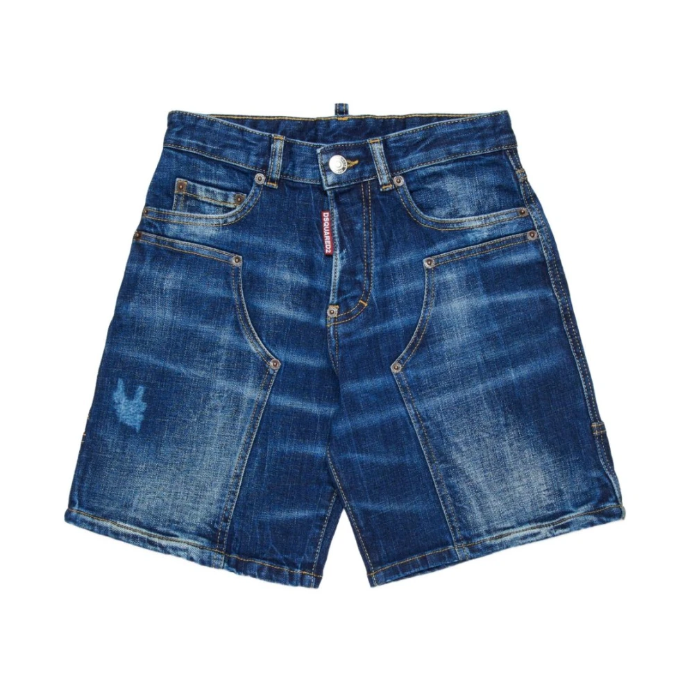 Dsquared2 Boys Blue Shorts, 16 Y, Short Trousers