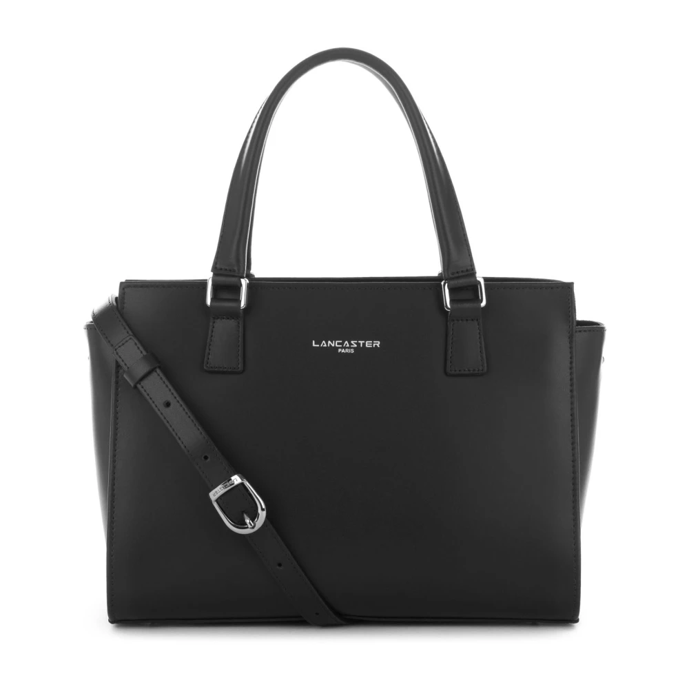 Lancaster Black Handbags, Female, One Size, Zippée M Smooth Handbag