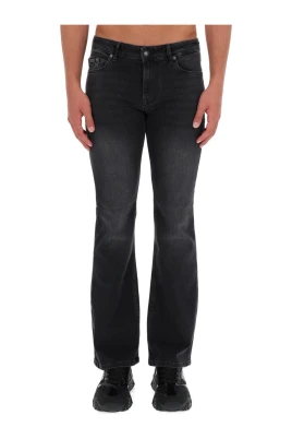 Utsvängda Jeans i Denim
