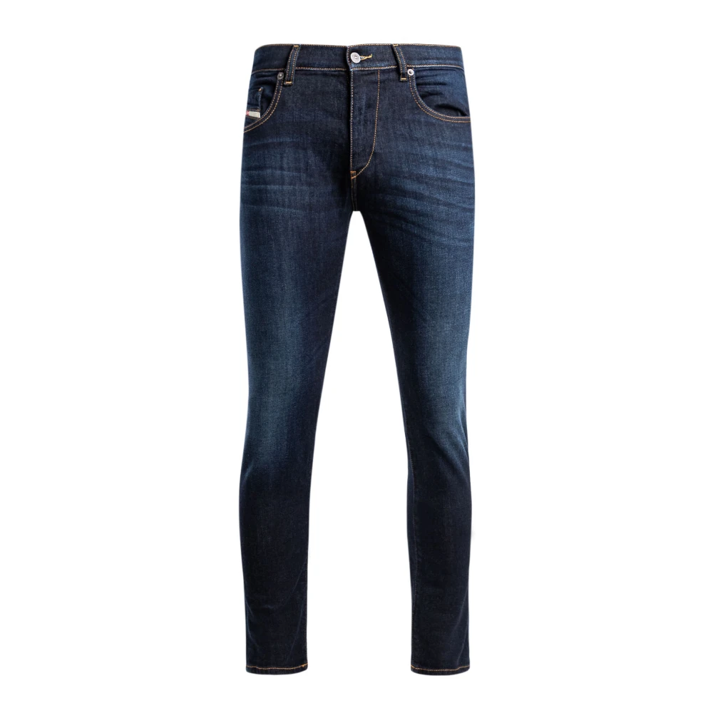 Diesel Heren Straight Leg Jeans Blue Heren