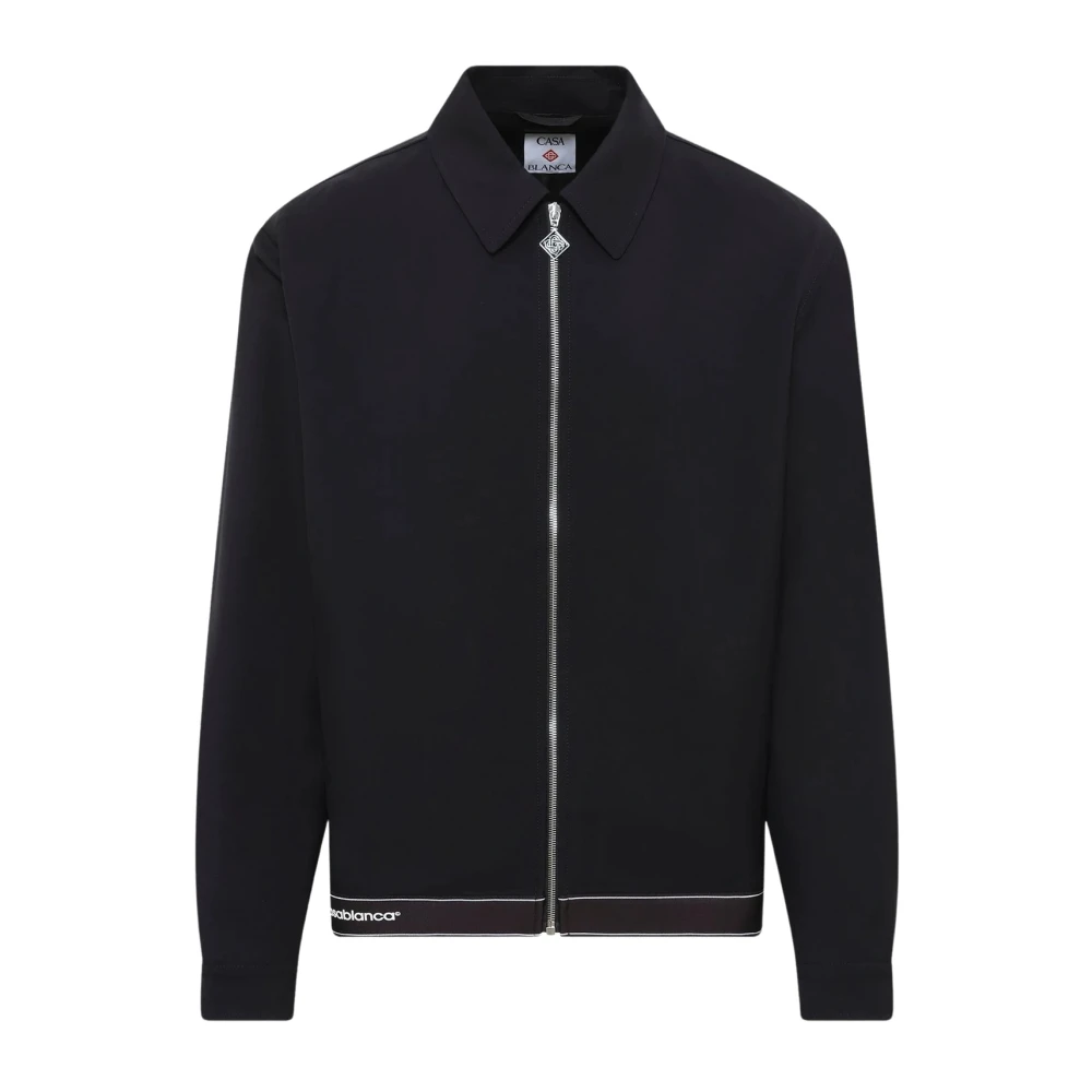 Casablanca , Zip-Throughs, Male, Black, L, Tailored Sports Jacket - Image 3