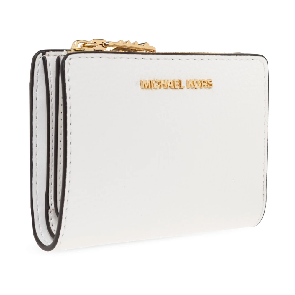 Michael Kors Logo Portemonnee White Dames