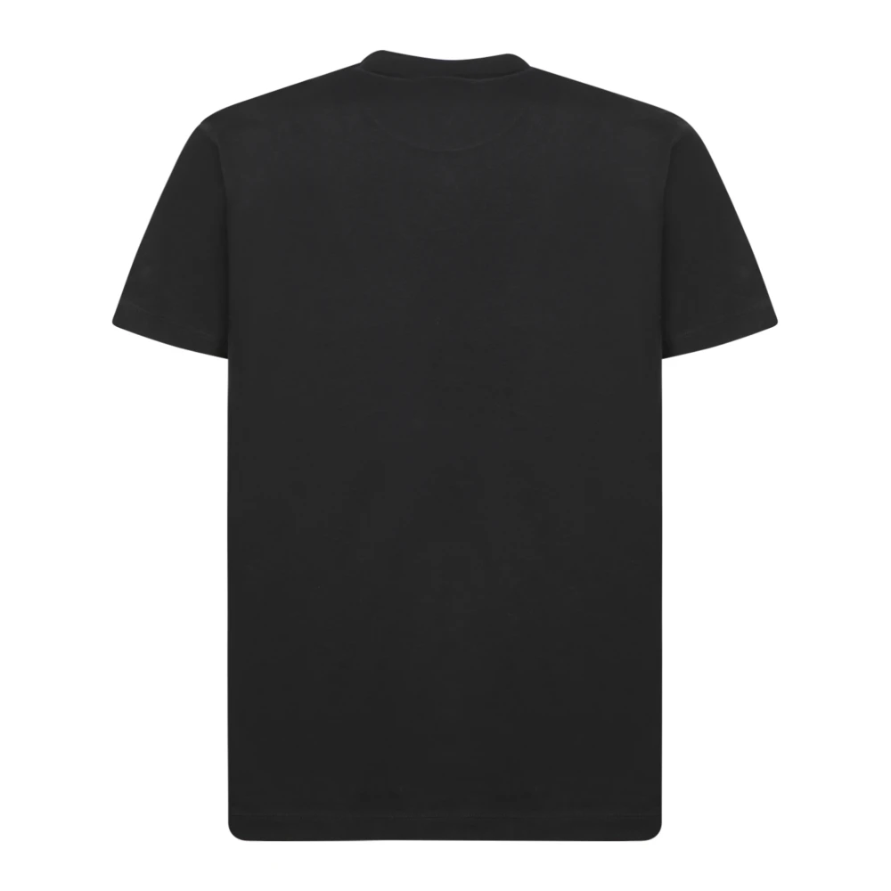 Dsquared2 Zwart T-shirt Streetwear Comfortabele Pasvorm Black Heren