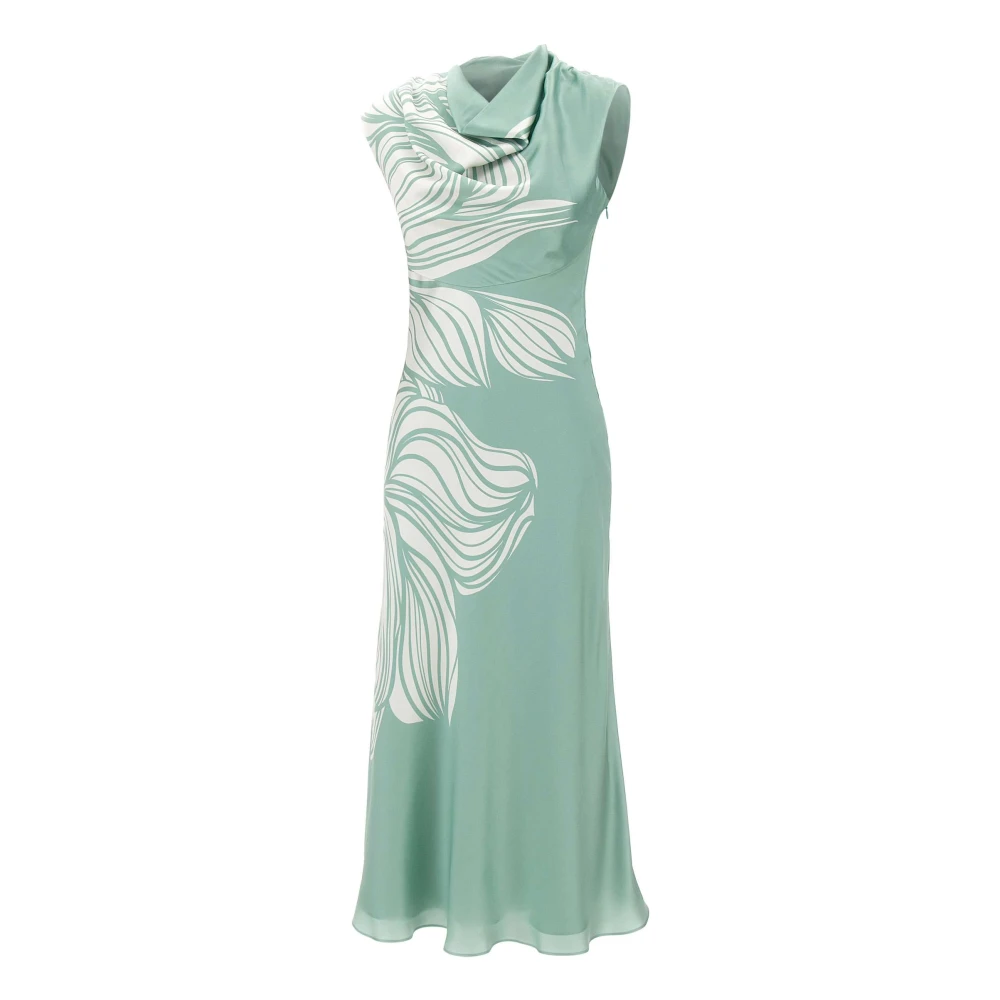 Rebecca Vallance Green Lalisa Midi Dress - Female - Midi Dresses - L - Dresses