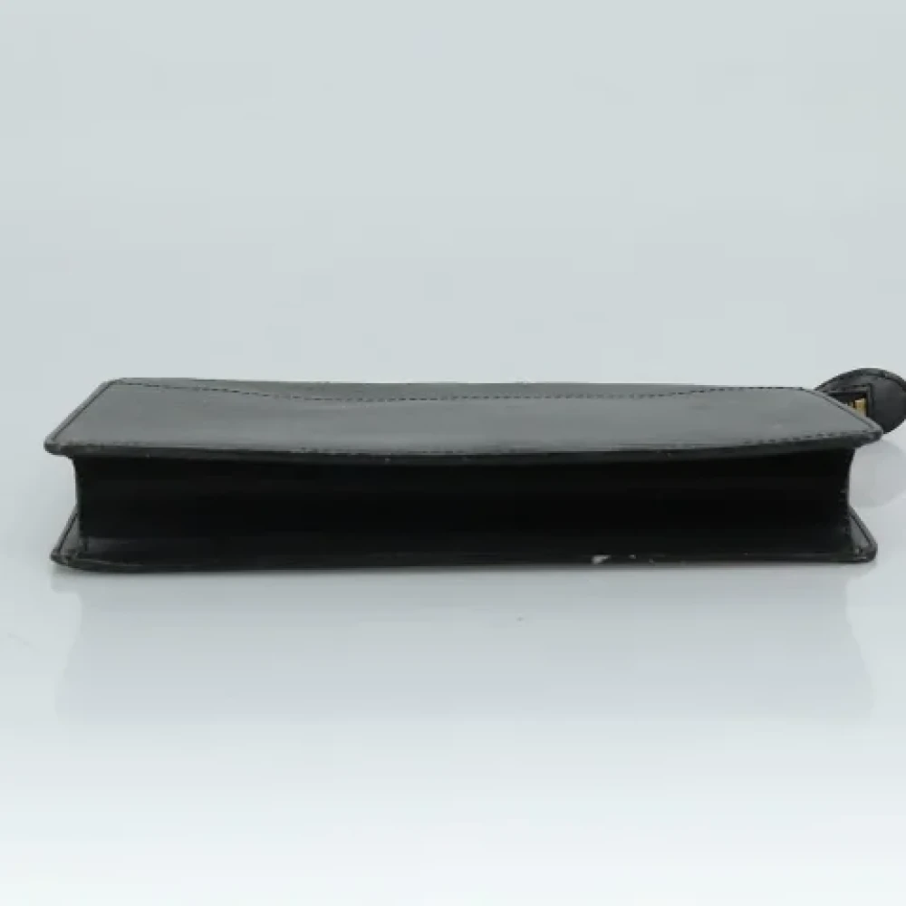 Louis Vuitton Vintage Pre-owned Leather clutches Black Dames