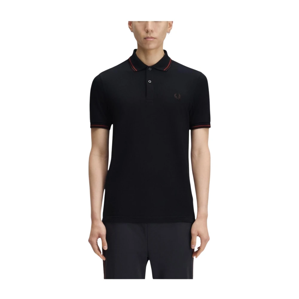 Fred Perry Herren Brandy Für M3600 Twin Tipped Poloshirt Marineblau (Xxl), Lässig, Baumwolle, Kurzarm - Bild 5
