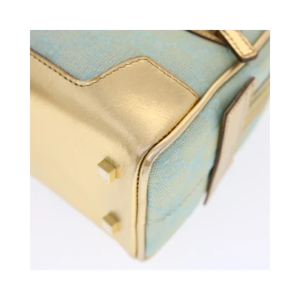 Gucci Vintage Pre-owned Leather handbags Blue Dames