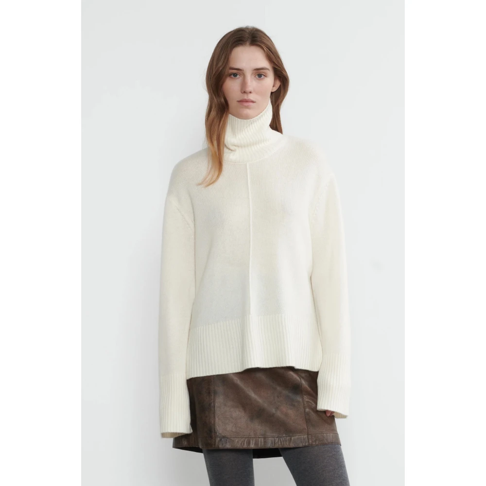 Heartmade Kamo Gebreid Off White Trui White Dames