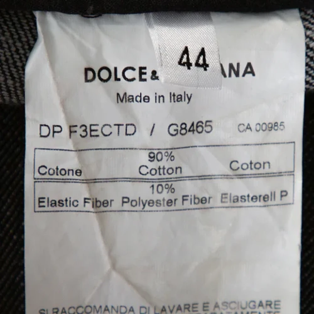 Dolce & Gabbana Pre-owned Denim jeans Black Dames
