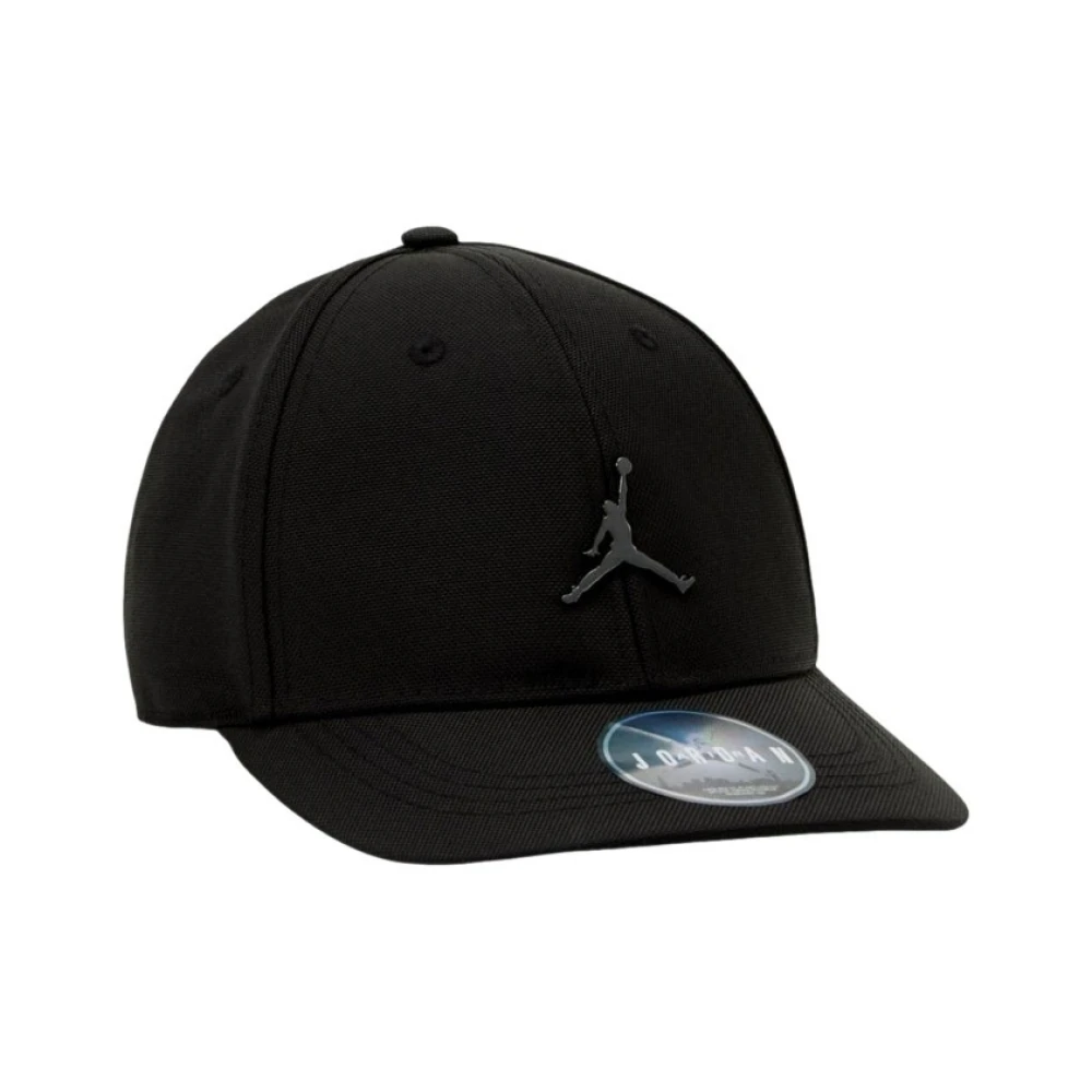 Jordan Zwarte Metalen Jumpman Pet Black Heren