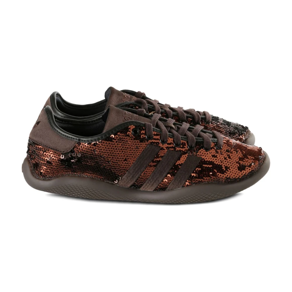 Adidas Karintha Lo Sequin Sneaker - Female - Skateboarding - Brown - 3 Uk - Sport