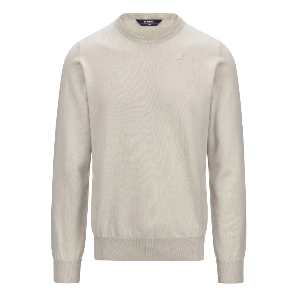 K-Way Uomo Beige Maglie, Xl, New,