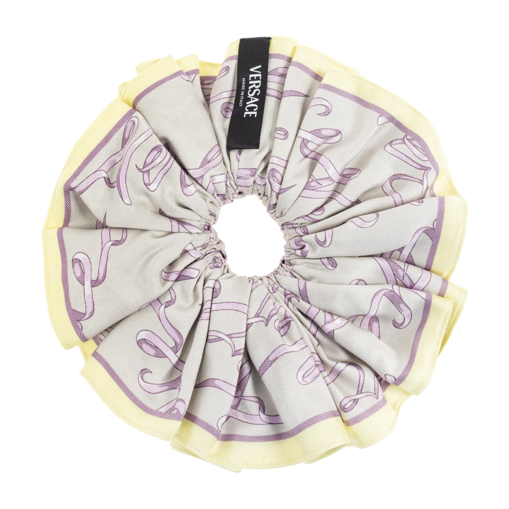 Versace Zijden Haar Scrunchie Multicolor Dames