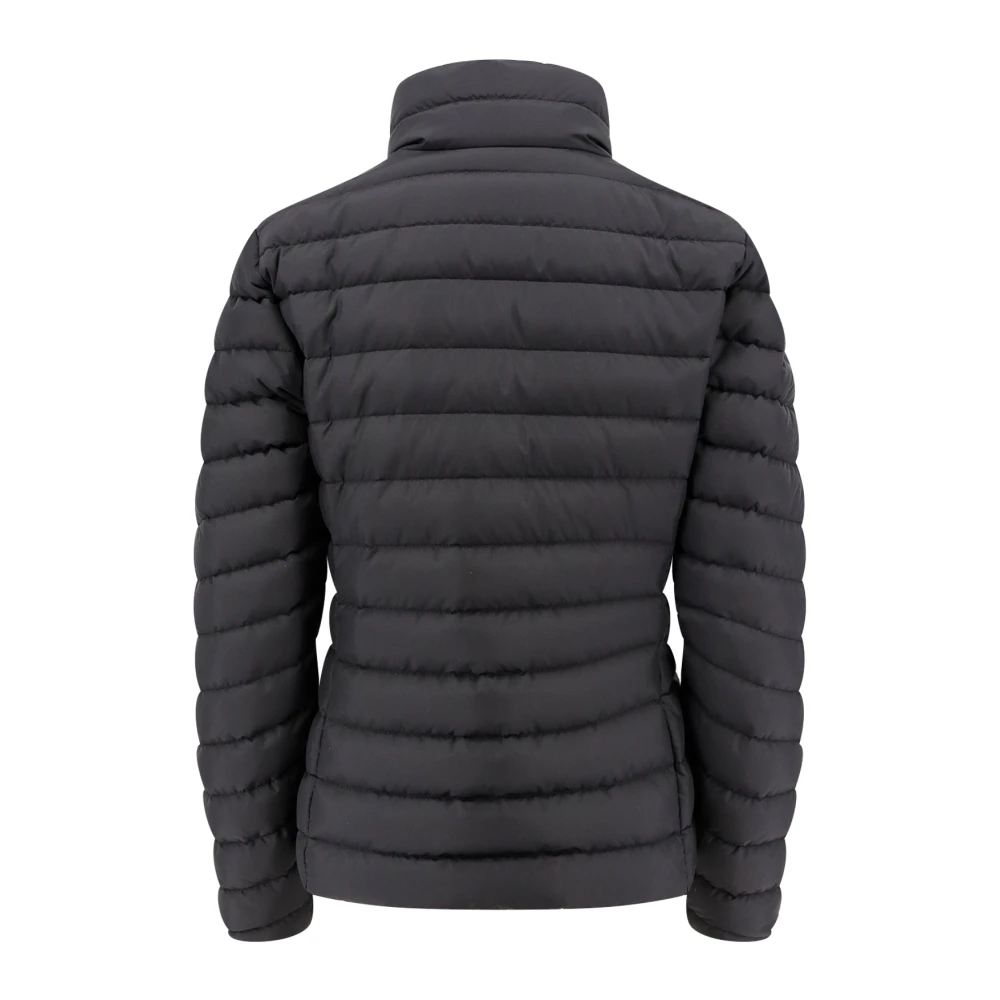 Moncler Polyesterjas met donsveren vulling Black Dames